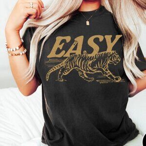 Easy Tiger T-Shirt | Vintage Distressed Retro Grunge Tee